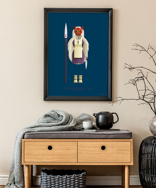 plakaty Księżniczka Mononoke - plakat 50x70 cm