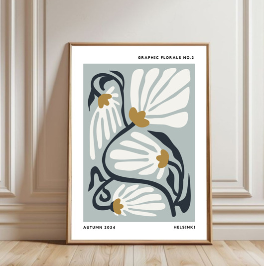 plakaty PLAKAT dekoracyjny , kwiaty ilustracja, flower market