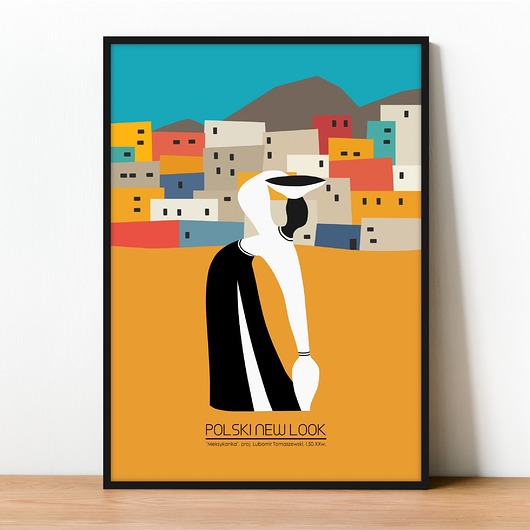 plakaty Plakat Fine Art giclee Meksykanka. Polski New Look