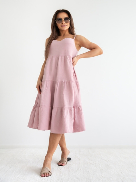 sukienki maxi damskie Sukienka muślinowa rose