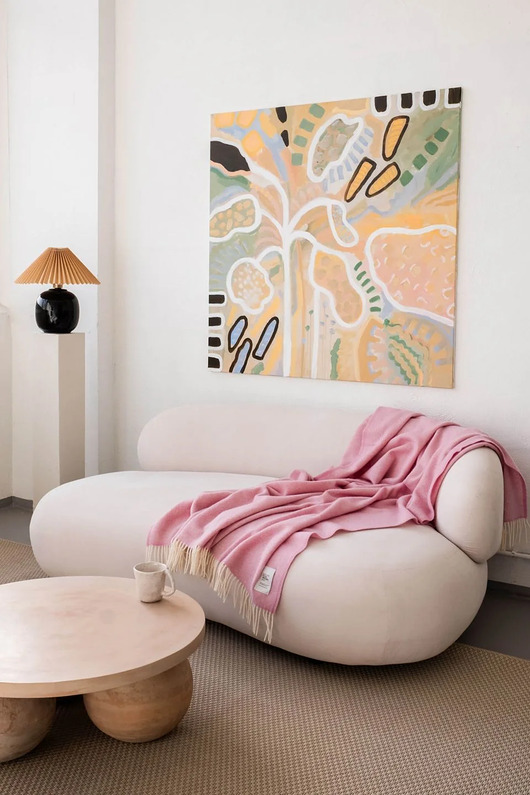 koce i narzuty MIRA w kolorze różowym