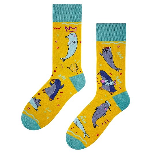 Skarpety tango morskie FUNNY SOCKS EsteraShop