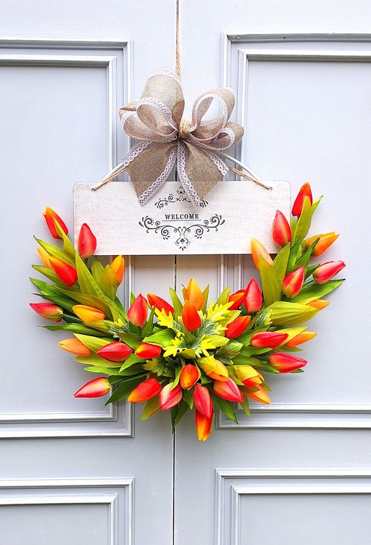 wianki Wianek "Welcome" na obręczy