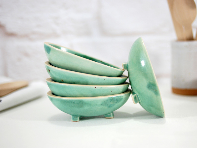 jajka wielkanocne Ceramiczna miseczka na jajka, sosy, przyprawy