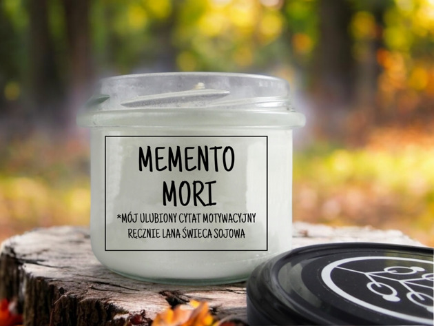 świece zapachowe Świeca sojowa MEMENTO MORI 235 ml