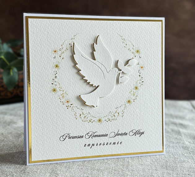 zaproszenia na komunię Zaproszenia na komunię, wzór 51A