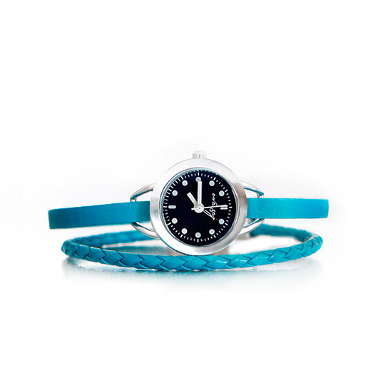 zegarki unisex Summer simple  -zegarek turkusowy