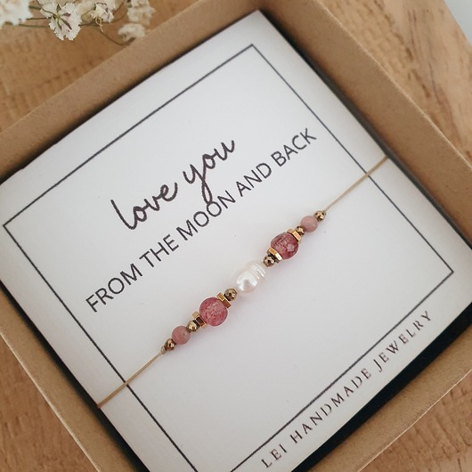 bransoletki na sznurku Bransoletka na WALENTYNKI z dedykacją