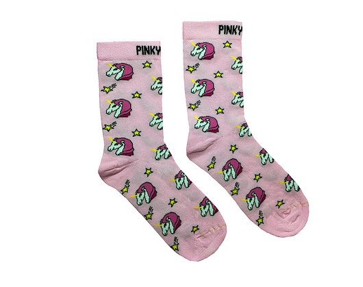 Skarpety różowe Jednorożce/ Unicorn Pinky Planet