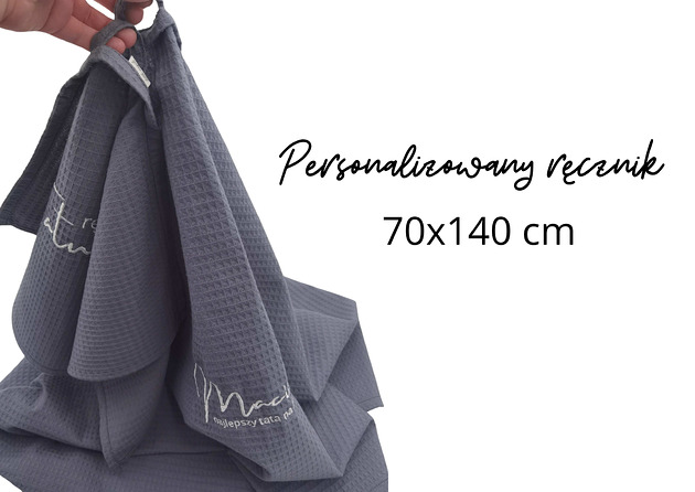 dodatki - łazienka - różne Ręcznik personalizowany kąpielowy 70x140 cm