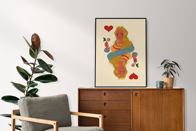 grafiki i ilustracje Dama Wszystkich Nastrojów