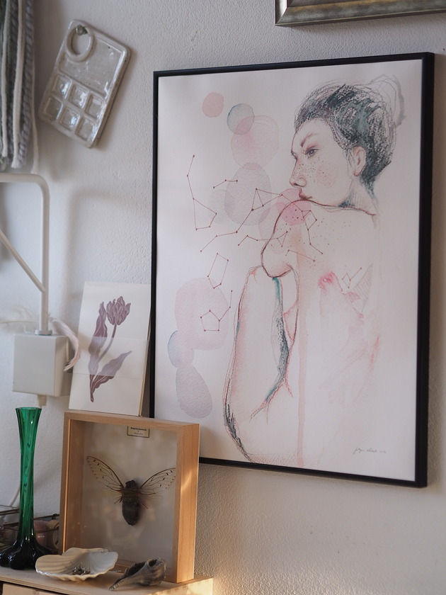 grafiki i ilustracje Galaktyka, 30x40 cm