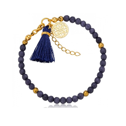 BRANSOLETKA Z KWARCÓW, HEMATYTÓW I SREBRA 925  Coccola JEWELLERY
