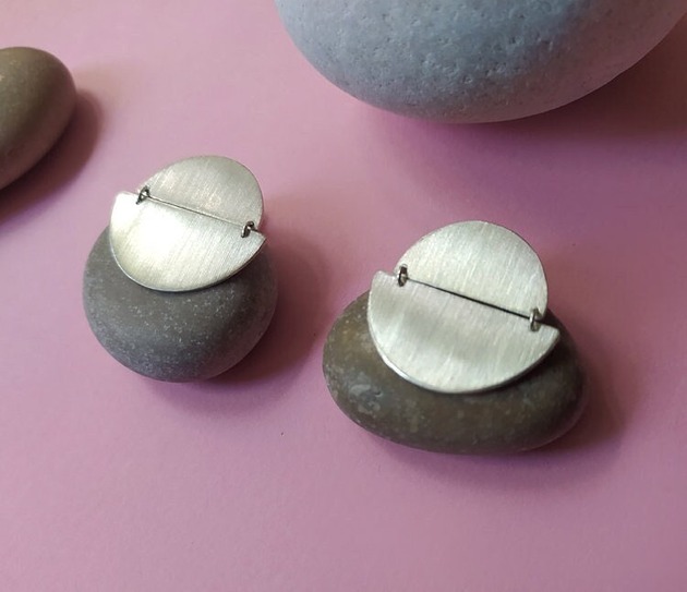 kolczyki srebrne Kolczyki MODERN, srebro 925