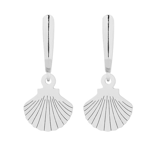 kolczyki srebrne Srebrne kolczyki z muszelkami