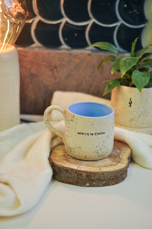 kubki Ceramiczny Kubek 500 ml "Wierzę w Ciebie"