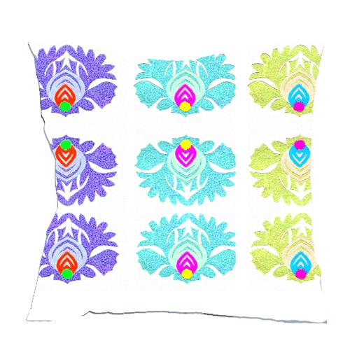 Folk Design,poduszka 40cm XXXart7
