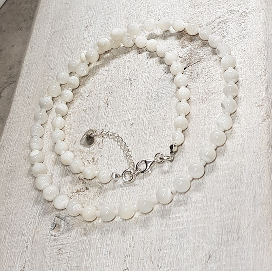 korale Korale z masy perłowej kors7