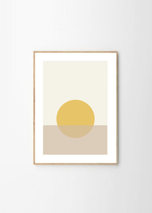 plakaty PLAKAT abstrakcyjny geometryczny minimalistyczny