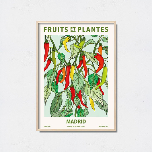 plakaty Plakat botaniczny "Madryt"