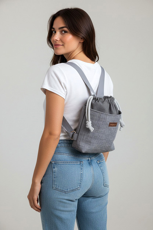 plecaki Szary mini workoplecak