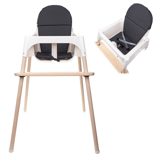 poduszki do pokoju dziecka Poduszka do krzesełka IKEA Antilop - GRAFIT