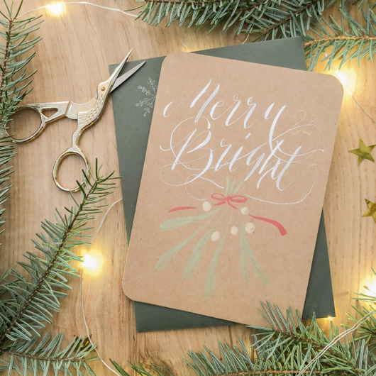 kartki świąteczne Kartka świąteczna Boże Narodzenie Merry EKO