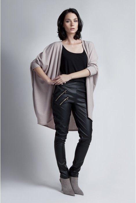 Oversize'owa narzutka SWE 107,beż Lanti