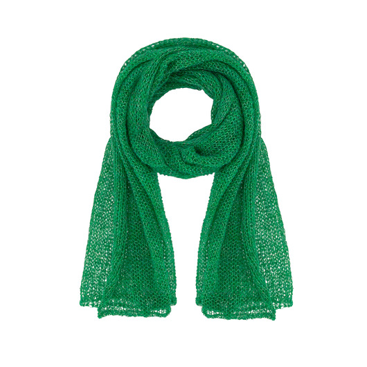 szale damskie Lekki szal MGŁA zielony