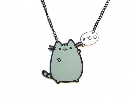 Naszyjnik yolo pusheen my cat Kraina czaru