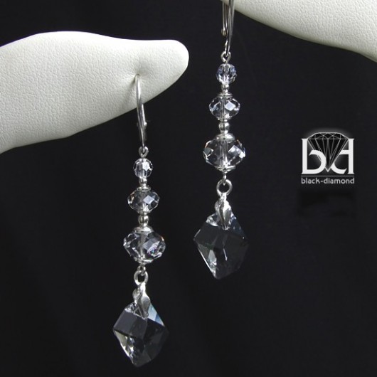 Krystaliczne kryształ Swarovski  Black Diamond