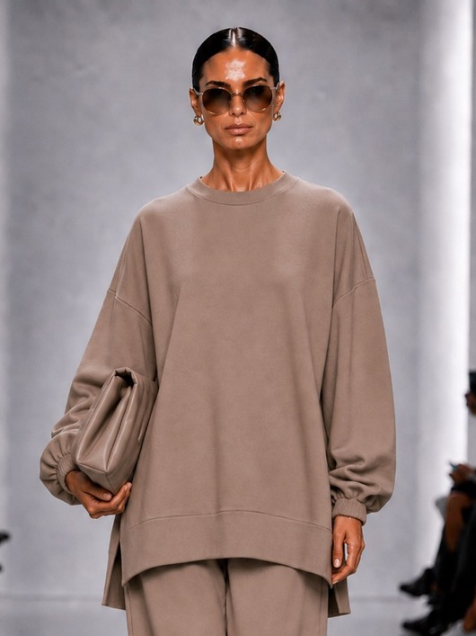 tuniki damskie Bluza cappuccino YY700401