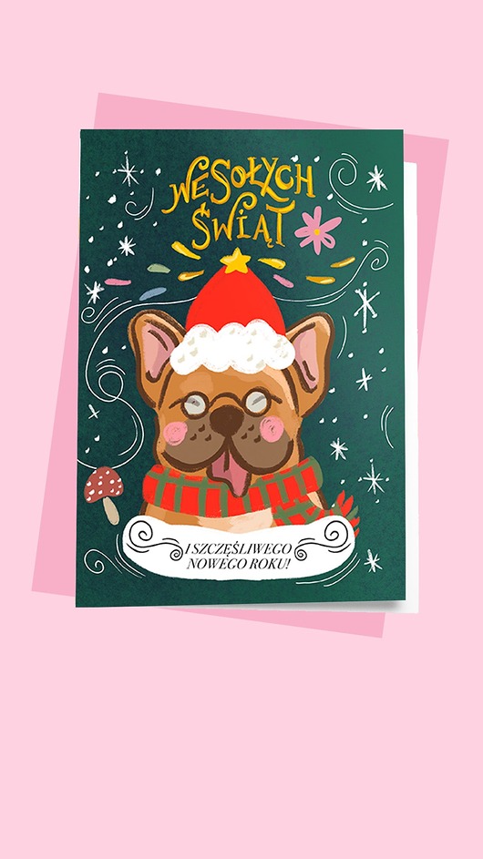 kartki okolicznościowe - wydruki Kartka - Boguś XMAS