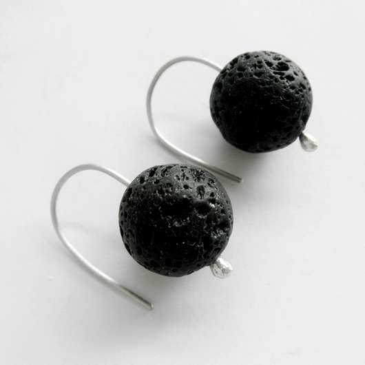 kolczyki z kamieniami Kolczyki OKRĄG