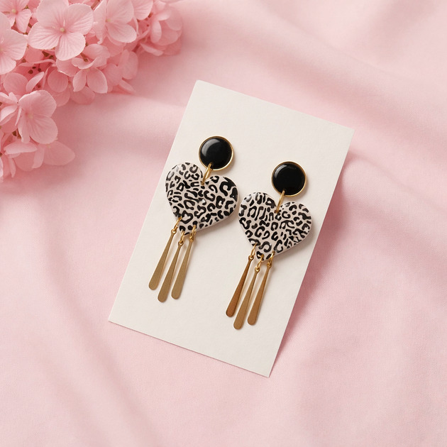 kolczyki srebrne Kolczyki pozłacane Niepowtarzalne