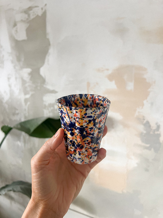 kubki Kubek porcelanowy nakrapiany MARE