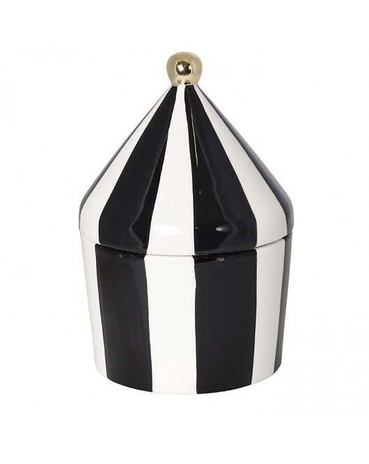 pojemniki kuchenne Pojemnik na Ciasteczka Pojemnik Kuchenny Stripes Black 25 cm