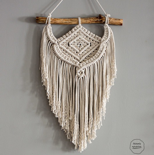 makramy Makrama "Lea" dekoracja naścienna Boho