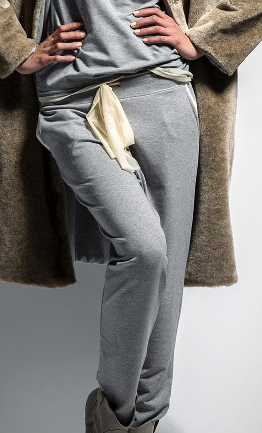 spodnie materiałowe damskie Spodnie z tiulem