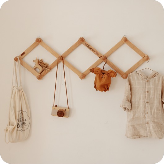 meble do pokoju dziecka Drewniany Wieszak