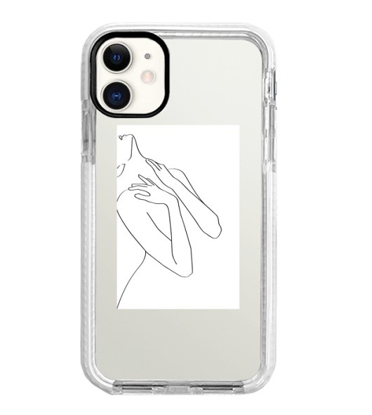 iPhone IMPACT CASE BIAŁY etui - K673 Caseline etui na telefon
