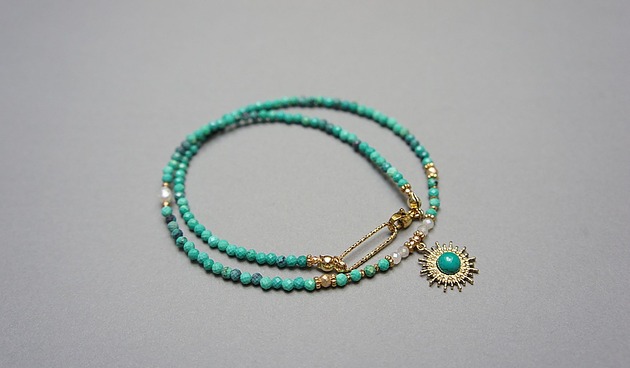 chokery Turkus vol. 26 /19.11.24 - choker/ - Szlachetna kolekcja