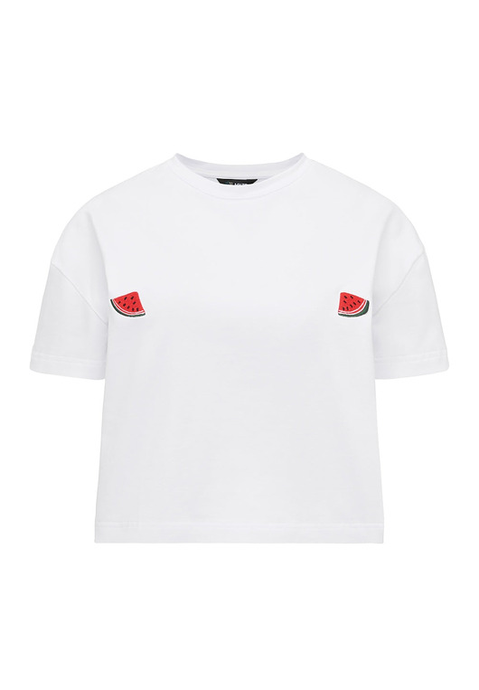 t-shirt damskie T-shirt Crop-Voil