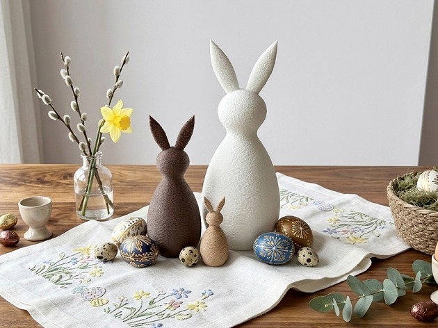 ozdoby wielkanocne Wielkanocne zajączki - zestaw 3 szt.