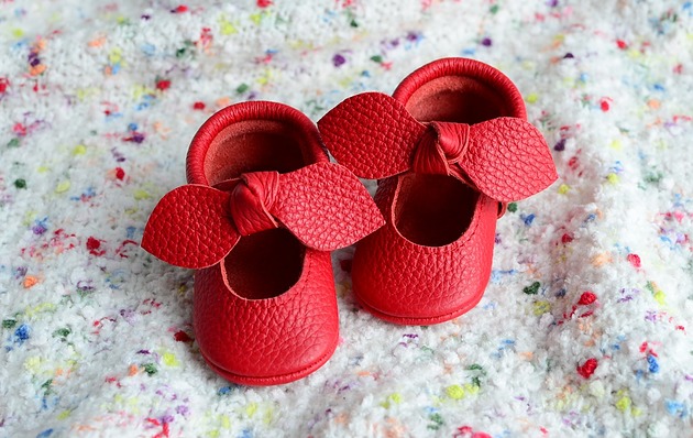 buty dziecięce MOKASYNY (Ruby Red)