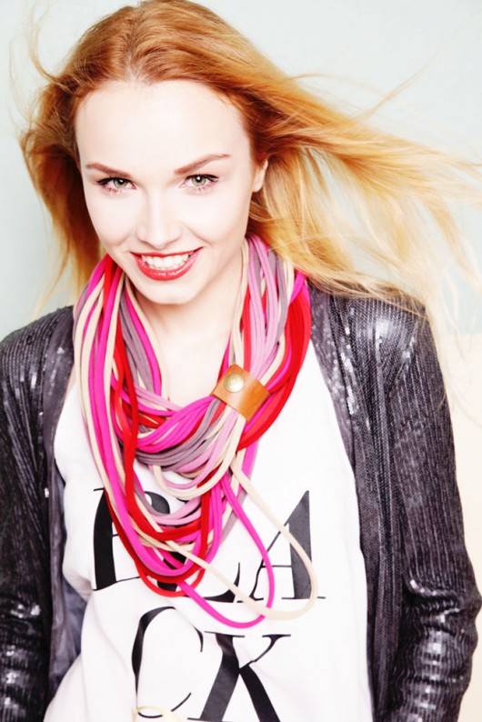 Zamotka Dzianinowy Naszyjnik MULTICOLOR CADOaccessories