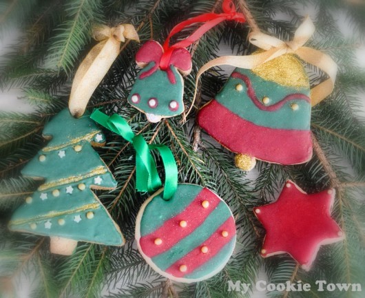 Zestaw świątecznych ciasteczek - zielony My Cookie Town