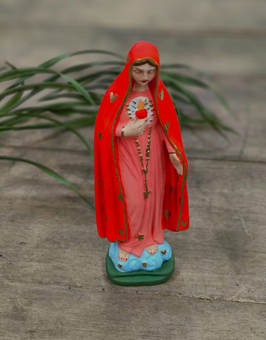 figurki i rzeźby Maryjka w serca