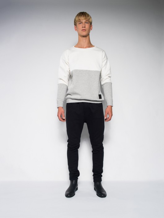  Male Creamy Sweatshirt Keyce