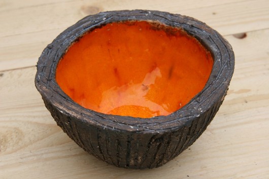 Soczysta pomarańcza. NG Autorska bizuteria ceramiczna